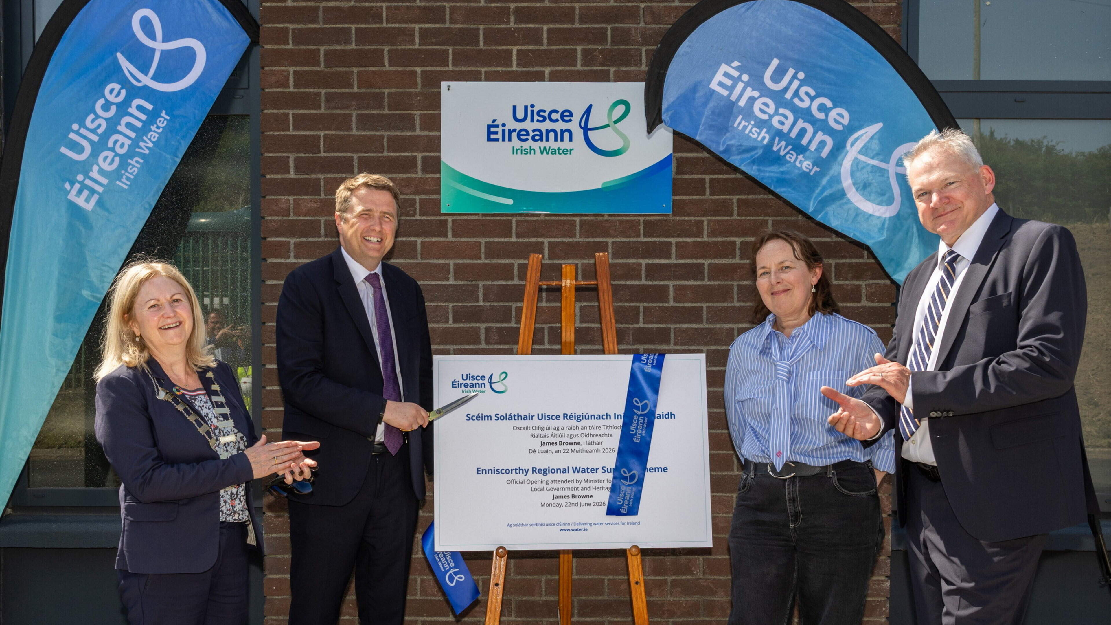 Uisce Éireann completes €19m water upgrade that will allow Enniscorthy to ‘thrive’